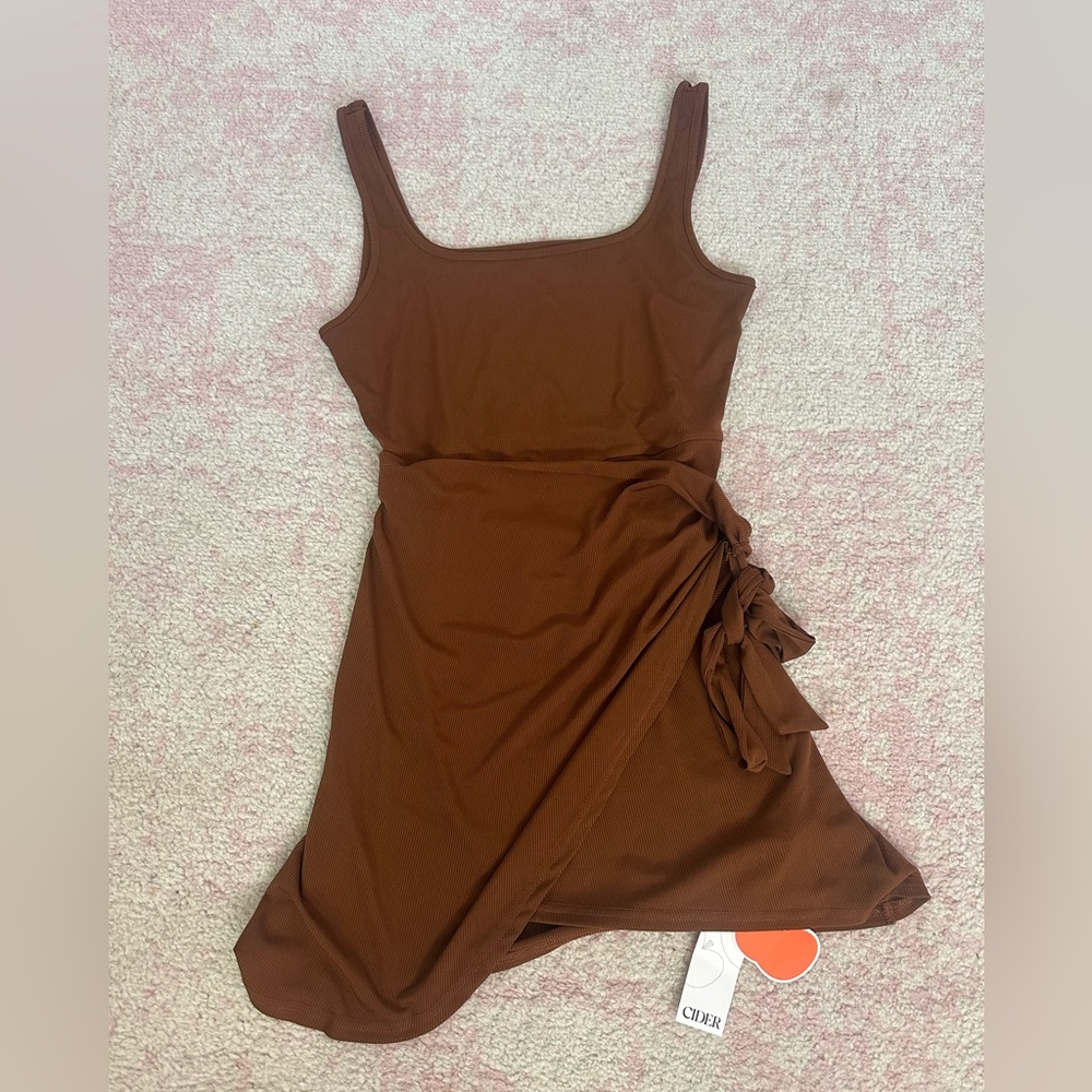 Cider brown dress- brand new (XL)